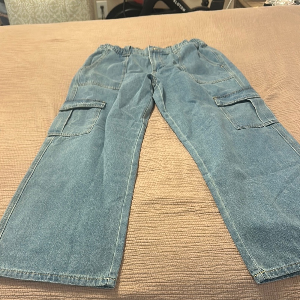 Amazon Flare Wide Leg Blue Jeans